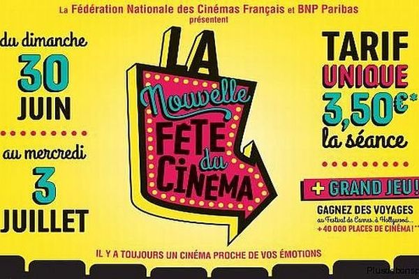 La 29e édition de la Fête du Cinéma se déroule jusqu’au 3 juillet 2013 : 3,50 euros la séance pour tous !