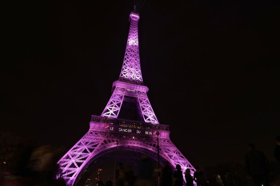 Contre Le Cancer Du Sein La Tour Eiffel Illuminee En Rose Avec Un Concert Gratuit De Catherine Ringer Et Dido Flipboard