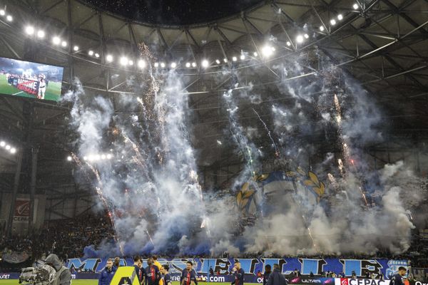 OM-PSG le 31 mars 2024 au Vélodrome. C'est beau un stade