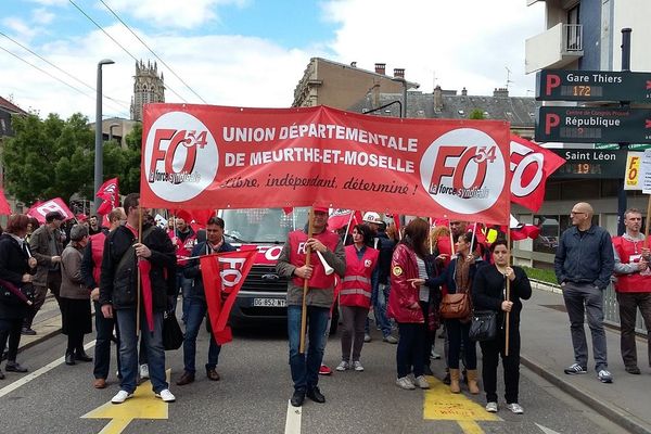 Le syndicat Force Ouvrière manifeste